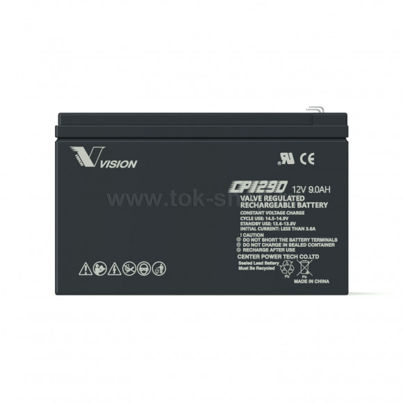 Аккумулятор vision cp1290