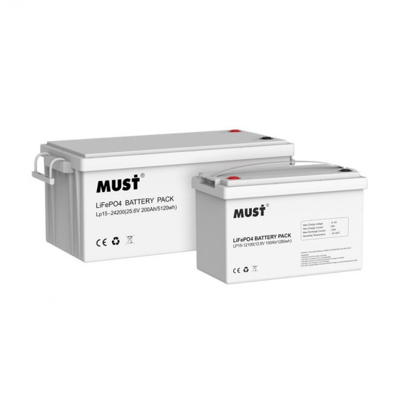 MUST LP15-24200 (25,6В 200Ач) 5,12 кВт·ч