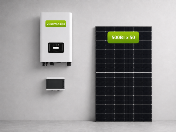 EcoGrid 10кВт ☼ сетевая однофазная СЭС